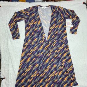 NWT Women’s Multi-Color Medium LuLaRoe Sarah Duster Cardigan